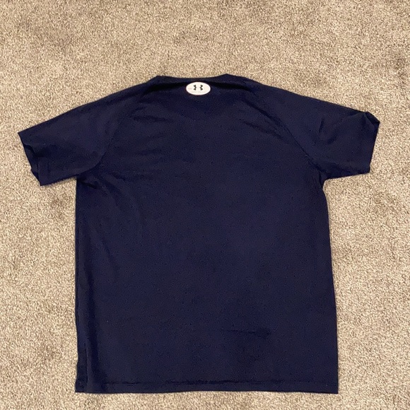 Men’s Under Armour Navy, size medium shirt - Picture 3 of 5